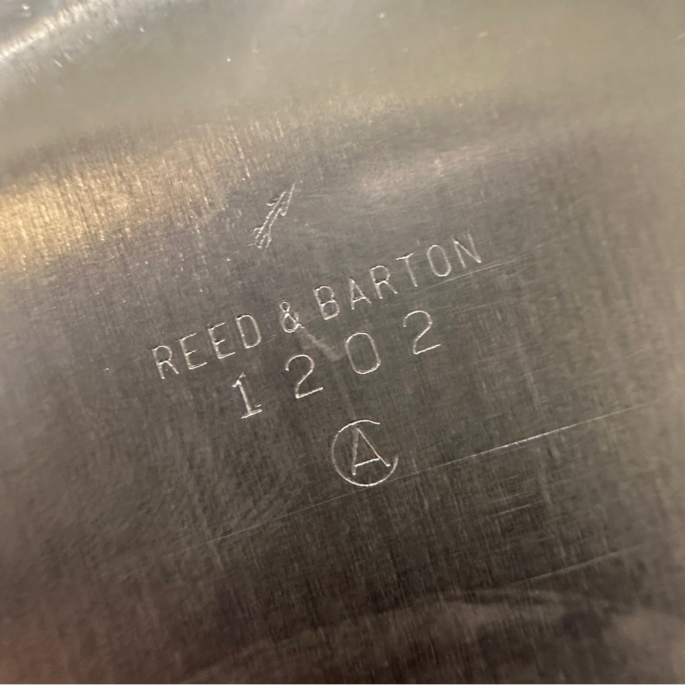 Reed & Barton 1202 Silverplate Francis I Style 6” Candy Nut Bowl Mid-Century - Picture 10 of 10